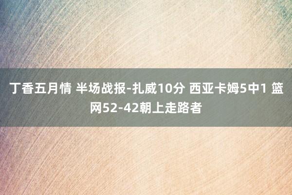 丁香五月情 半场战报-扎威10分 西亚卡姆5中1 篮网52-42朝上走路者