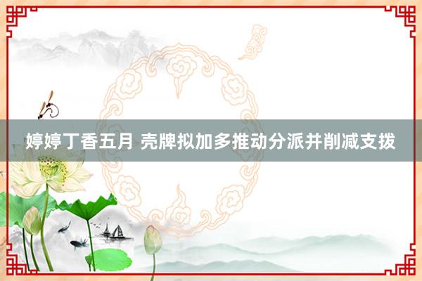 婷婷丁香五月 壳牌拟加多推动分派并削减支拨
