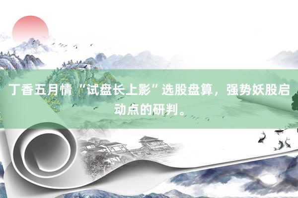 丁香五月情 “试盘长上影”选股盘算，强势妖股启动点的研判。