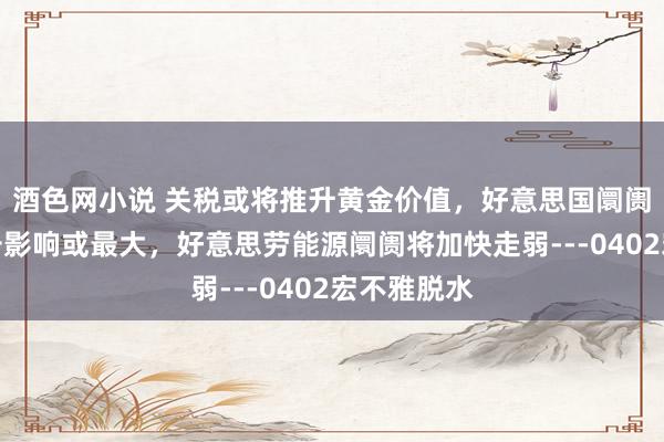 酒色网小说 关税或将推升黄金价值，好意思国阛阓受关税冲击影响或最大，好意思劳能源阛阓将加快走弱---0402宏不雅脱水