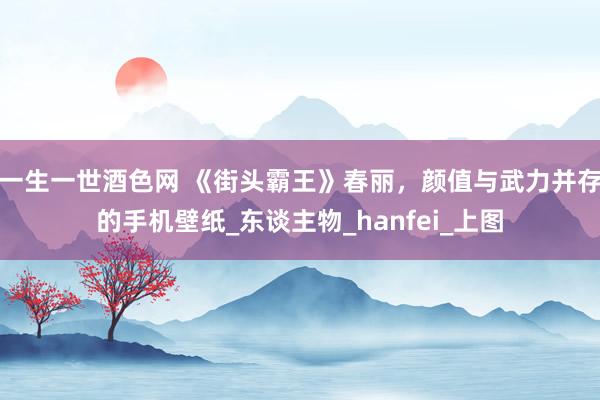 一生一世酒色网 《街头霸王》春丽，颜值与武力并存的手机壁纸_东谈主物_hanfei_上图