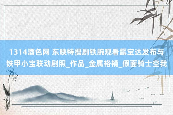 1314酒色网 东映特摄剧铁腕观看露宝达发布与铁甲小宝联动剧照_作品_金属袼褙_假面骑士空我