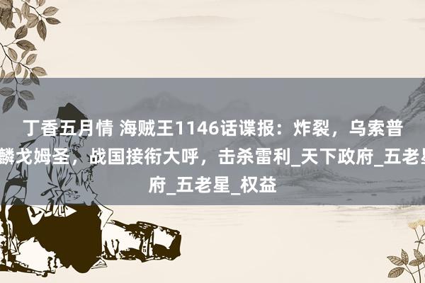 丁香五月情 海贼王1146话谍报：炸裂，乌索普打败麒麟戈姆圣，战国接衔大呼，击杀雷利_天下政府_五老星_权益
