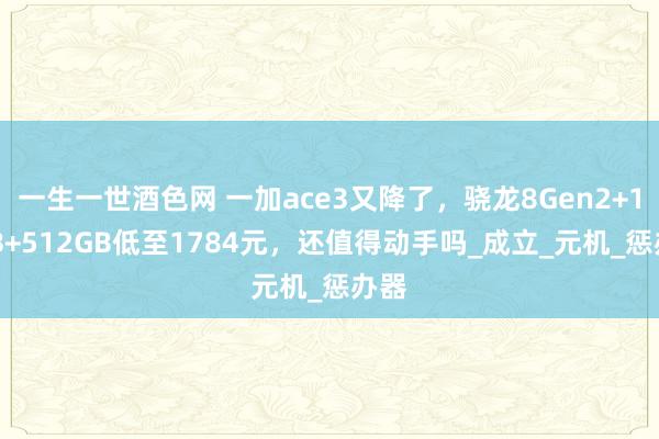 一生一世酒色网 一加ace3又降了，骁龙8Gen2+16GB+512GB低至1784元，还值得动手吗_成立_元机_惩办器