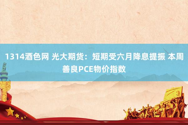 1314酒色网 光大期货：短期受六月降息提振 本周善良PCE物价指数