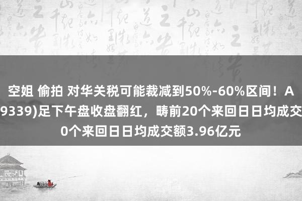 空姐 偷拍 对华关税可能裁减到50%-60%区间！A500ETF(159339)足下午盘收盘翻红，畴前20个来回日日均成交额3.96亿元