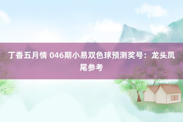 丁香五月情 046期小易双色球预测奖号：龙头凤尾参考